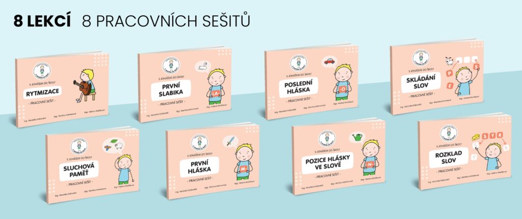 Osm pracovních sešitů programu S Jonášem do školy