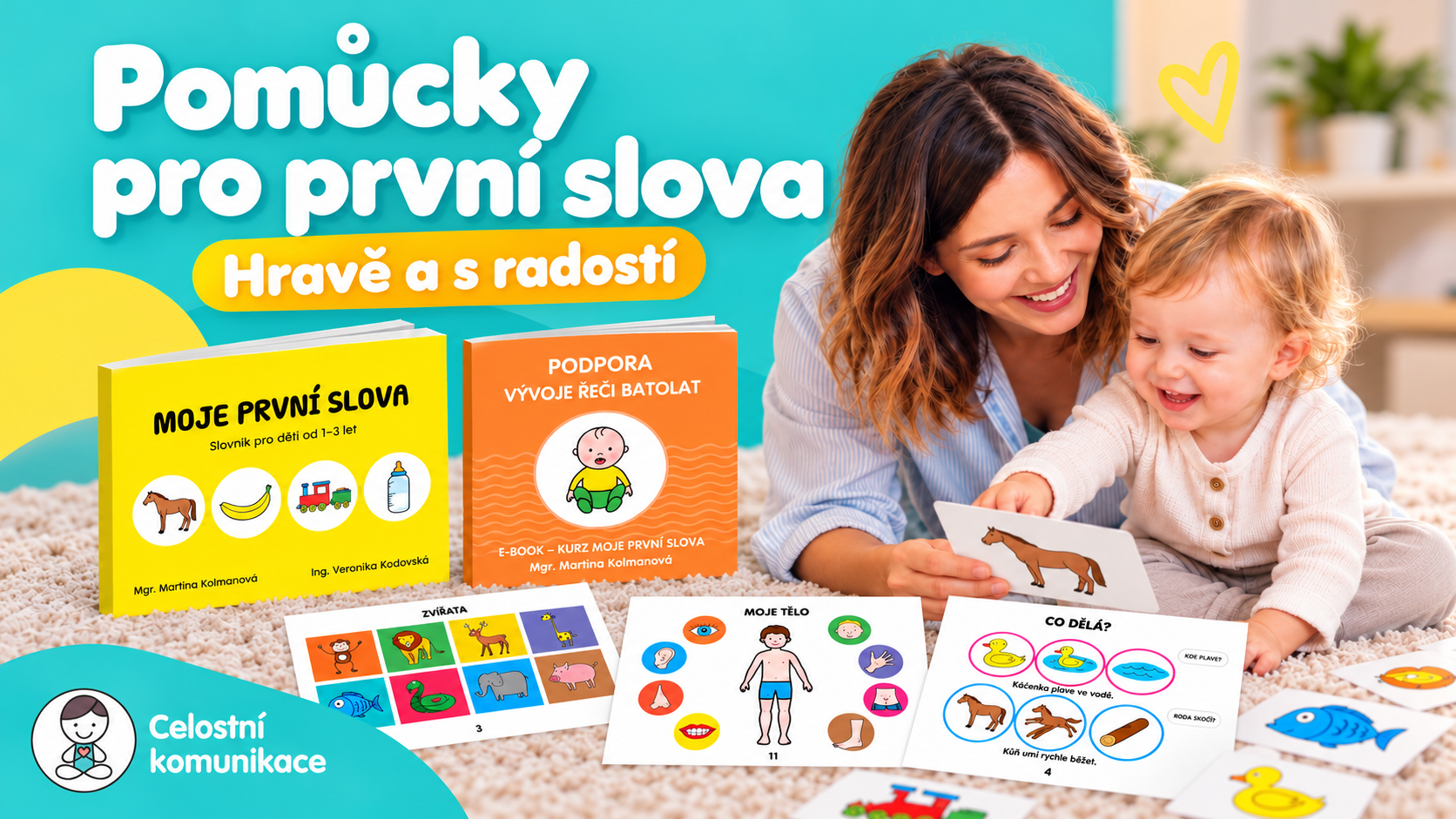 Pomůcky pro první slova: jak hravě podpořit rozvoj řeči dítěte